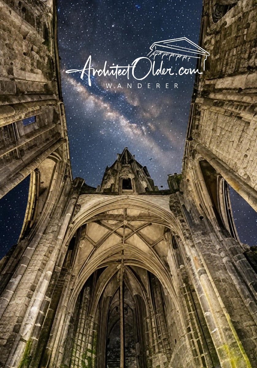 Gothic Milky Way print by Architectolder